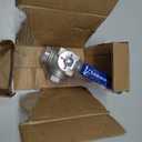 DERNORD 3-Way Ball Valve, T Mounting Pad, Stainless Steel 304 Female Type with Vinyl Locking Handle (3/4 Inch NPT)