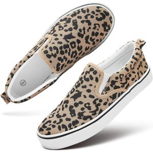 Women's Slip on Shoes Canvas Sneakers Loafers Non Slip Shoes Low Top Casual Shoes