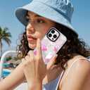 ChiCsFleur for Samsung Galaxy S23 Ultra Case, TPU Phone case with Camera Protection for Women Girls Teens - Pink Preppy Sea Manta Y2K Shell Starfish Elegant Artsy Coral Ocean Gift Aesthetic Unique