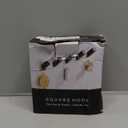 YJ YANJUN Black Towel Hooks for Bathroom 4 Pack Wall Mounted Stainless Steel Robe Coat Hook for Bath Kitchen Backpack Hooks Matte Black