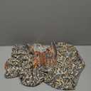 Bluetime Women Casual Summer Dress Boho V Neck 3/4 Sleeve Babydoll Floral Print Flowy Beach Dress, Size XL