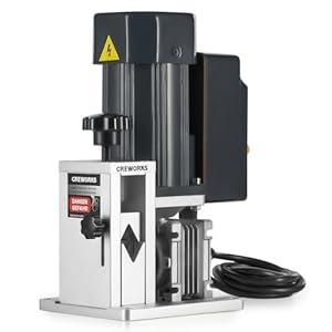 CREWORKS Electric Wire Stripper Machine, 0.06"-0.9" Automatic Wire Stripping Machine with Adjustable Feed Hole, Electric Wire Stripper for 1.5-23mm Scrap Wire, Copper Wire Stripper for Cable Recycling