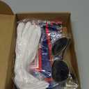 Bencailor 7 Pcs Christmas Women Flight Attendant Costume Accessories Stewardess Outfits Bellhop Hat Scarf Sunglasses Gloves