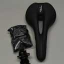 Velmia Bicycle Saddle - Comfortable Saddle for Men and Women - 3 Zone Concept - Waterproof Bicycle Seat with Ergonomic Design