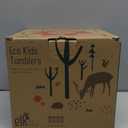 Elk and Friends Kids + Toddler Glass Cups | The Original 12oz Glass Mason Jar with Sleeves + Lids | Silicone Straws + Stopper | Smoothie Cup | Food Storage | Spill Resistant | Dishwasher Safe | 4 Pack (Sage/Navy/MistyBlue/Gray)