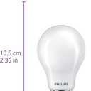 PHILIPS LED 60W A19 8-Pack Ultra Definition Daylight (5000K) 800 Lumen (8W = 60W) Dimmable Frosted Flicker-Free Light Bulbs