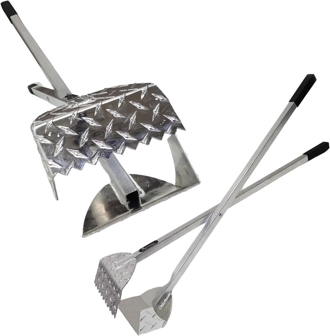 ActiveDogs Dog Poop Scooper Heavy Duty - Best Ever Dog Pooper Scooper with Teeth - Outdoor Welded Aluminum Metal & Solid Bolt Pet Waste Removal Shovel, USA Made ActiveDogs Dog Poop Scooper Heavy Duty - Best Ever Dog Pooper Scooper with Teeth - Outdoor Welded Aluminum Metal & Solid Bolt Pet Waste Removal Shovel, USA Made