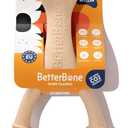 BetterBone - Hard Density - Ideal for Strong to Aggressive Chewers - All-Natural, Nylon-Free Dog Chew Toys - Non-Toxic, Promotes Dental Health, Splinter-Resistant, Sustainably Made (Large)