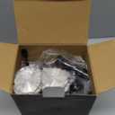 Electric Salt and Pepper Grinder Set Rechargeable, Automatic Salt and Pepper Grinder Set with Oversized Top Button, Stainless Steel Electric Salt and Pepper Shakers Set (Set of 2 with Charging Base, Silver)