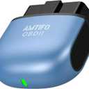 AMTIFO Bluetooth OBD2 Scanner Wireless - Auto-Connect, Clear Engine Codes, Live Data & Performance Monitoring, Works with iOS/Android - Vehicle Diagnostic Tool for Car Owners & DIY Enthusiasts