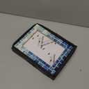 Handicrafts Home Blue Picture Frame, Handmade Bone Inlay 5x7 Photo Frame, Mosaic Indigo Pattern, Artisan Crafted Blue & White Frame for Wall & Tabletop, Coastal Modern Farmhouse Decor, Gallery Wall, Desk & Shelf Styling, Bedroom & Living Room Picture