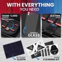 Neroku Durable Travel Case for Nintendo Switch 2 [Model 2025] I Hard Shell Carrying Switch 2 Case with 12 Game Card Slots, Screen Protector I Black EVA Protective Cover