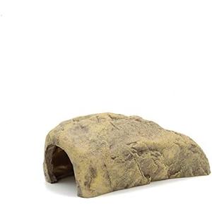 JIHAQUA Reptile Rock Reptile Hide Cave Hideout Terrarium Habitat Decor Ornament Shelter (Style A)