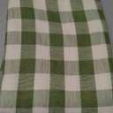 Spring Gingham Tablecloth Rectangle Table Cotton Linen Fabric Picnic Checkered Table Cloth Farmhouse Washable Wrinkle Free Buffalo Plaid Table Cover for Outdoor Birthday Party, Green, 60x75