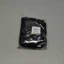 Truform 20-30 mmHg Compression Stockings for Men and Women, Thigh High Length, Dot Top, Closed Toe, Black (Medium (1 Pair))