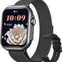 Smart Watches for Women Men, 1.83" HD Smart Watch for Android iPhone with Calls/ Messages/ Notifications, Sleep/ Heart Rate/ SpO2/ Blood Pressure Monitor, 110+ Sports Modes Fitness Watch, 1000mAh Battery