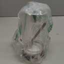 OLADRI 18 oz/550 ml Glass Storage Canister with Airtight Wooden Lid, Clear Small Decorative Container Jar with Spoon for Salad Overnight Oats Snacks Yogurt Cereal Fruit Spice Sugar Coffee Candy Salt