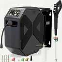 Pressure Washer, 5000MAX-PSI Wall Mounted Power Washer with 100 FT Retractable Hose, Remote Control, Foam Cannon, 5 Connect Nozzles for Garage/Patio/Home Cleaning