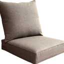 Outdoor Furniture Cushion Patio Deep Seat Chair Cushions, Foam Seat, Sunbrella Fabric, Blend Nomad