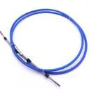 SouthMarine ABA-CABLE-08-GY Outboard Engine Remote Control Throttle Shift Cable 8ft for Yamaha Boat Motor Steering System 2.438m Blue, Universal Type 3300/33C