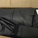 Skechers Car Seat Covers,Piping Luxury Faux Seat Covers,Waterproof Anti Slip Car Seat Protector Full Set,Car Accessories Airbag Universal Fit for Most Cars,Vans,Trucks,SUV,Black