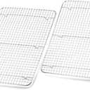 2-Pack Cooling Rack - 11.5"x16.5" Stainless Steel Baking Racks, Oven/Dishwasher Safe - Perfect for Cookies, Roasting, Grilling - Fits Half Sheet & Jelly Roll Pans
