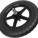 12 Inch Balance Bike Replacement Wheel, EVA Foam Balance Bike Wheel Compatible with Strider, Black