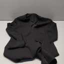 YMDUCH Women's Sexy Long Sleeve Deep V Neck A-Line Mini Party Cocktail Dress, L