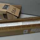 No Tools No Drill 1" Cordless Mini Blinds, Horizontal Light Filtering Blind, Vinyl Blinds for Indoor Windows 19.5" W x 64" H, White.