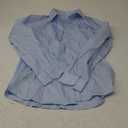 Beninos Womens Dress Shirts Long Sleeve Button Down Shirt Work Wear (Medium, Light Blue)