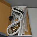 Marlrin Minimalist Corner Floor Lamp 2700K-6500K Dimmable with Remote Control 57.8" Height Metal Slim Ambient Standing LED Light Modern Design Decorative Lamp for Living Room Bedroom (Silver)