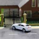 10Pieces HO Scale Model Vehicle Car 1:87 Architecture Model Train