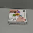 ALASOU 3PCS Pop Suction Cup Spinner Sensory Airplane Travel Toys for 1 Year Old Boy Girl Infant Toddlers|Novelty Spinning Tops 12 18 Months|1 2 Year Old Boy Birthday Gift|Baby Bath Toy Kids Ages 1-3