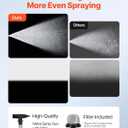 VEVOR Stand Airless Paint Sprayer, 650W, 3000PSI High Pressure Airless Sprayer with Cart, Cleaning Brush, Hose, Extension Rod, Nozzles, Electric Spray Paint Machine for House Exterior and Interior