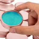 2 Ounce Aluminum Tin Jar with Screw Cap 60mL Tin Cans Refillable Containers for Cosmetic, Lip Balm, Cream, Lotion, Balms, Spices, Salve, Rose Gold 40 Pcs