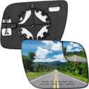 Passenger Side Mirror Replacement for Ford Explorer 2011 2012 2013 2014 2015 2016 2017 2018 2019 - Right Side Mirror Glass, Rear View Mirrors Glass with Power Heated