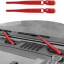 RT-TCZ for Jeep JL Windshield Wipers Arm Cover Trim Cowls for Jeep Wrangler JL Gladiator JT 2018 up Red Exterior Accessories 2pcs
