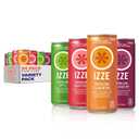 Izze Sparkling Juice, 4 Flavor Variety Pack, 8.4 Fl Oz (24 Count), EXP 09/02/2025