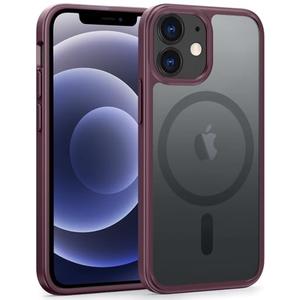 FNTCASE for iPhone 12 Phone Case: for iPhone 12 Pro Matte Textured Military Grade Drop Protection Translucent Cell Cover - Slim Durable Shockproof Protective Bumper