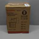 Gleamz Dusk to Dawn Outdoor Porch Light with GFCI Outlet, Modern Black Exterior Lighting Fixtures Wall Mount for House, Anti-Rust Outdoor Wall Sconce Lantern for Garage Coach with Water-Ripple Glass (D2D 1-Pack)