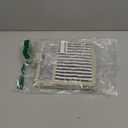 AMOUR INFINI Pot Holders Heat Resistant Cotton Set of 3 Nonslip 8"x8" Inch Hot Pads for Kitchen, BBQ, Baking & Cooking with Hanging Loops (Stripe Charcoal)