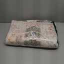 LIVEBOX Area Rug Pink 4x6 - Oriental Floral Bedroom Rug Vintage Low-Pile Indoor Rugs for Kids Room, Non-Shedding Retro Carpet, Accent Rugs for Kitchen Entryway Office Camper Pink