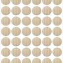 54 PCS in 1 Sheet Self-Adhesive Screw Hole Stickers PVC Covers Caps Plastic Screw Free Sticker Waterproof Dustproof Wood Textured Cover 21mm/0.82" Dia for Wooden Furniture Oak