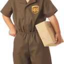 California Costumes Little Boys' UPS Guy Costume Small (2-3) (Brown)