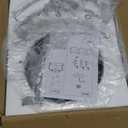 Black Semi Flush Mount Ceiling Light Fixture, 3-Light Modern Hallway Light Fixtures Ceiling Mount, Foyer Kitchen Lighting Fixtures Ceiling Lights for Bedroom, Bathroom, Laundry Room, Entryway, Hallway