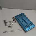 KIPA Universal Stainless Steel Universal Battery Tray Holder Hold Down Kit Street Durable 7 1/2" wide & 13 1/4" long