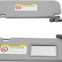 Right Passenger Side Sun Visor Compatible with Hyundai Accent 1E 2011 2012 2013 2014 2015, Front Right Sun Protection Shade Gray, Replace PN 85220-1R000