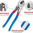 10 Inch Large Cable Cutter Heavy Duty High Leverage Big Wire Cutting Plier Tool for 4/0 Aluminum 2/0 Soft Copper and 100PR 24AWG Comm Cable, Blue