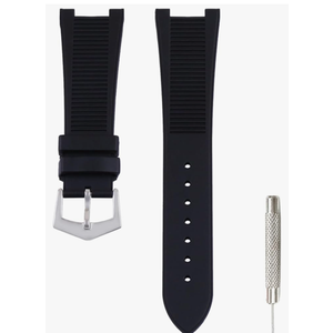 Men's rubber watch strap compatible with Patek Philippe Nautilus 5711 1A010 5712 5712G 5726 5980 25mm Outdoor sports waterproof silicone watch band Accessories Women's wristband bracelet