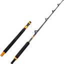 Fiblink Bent Butt Fishing Rod 2-Piece Saltwater Offshore Trolling Rod Big Game Roller Rod Conventional Boat Fishing Pole